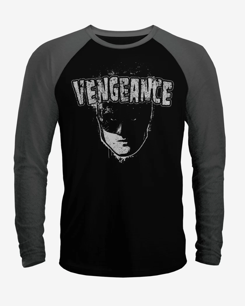 Polera Raglan Negro / Negro Heather de Venganza
