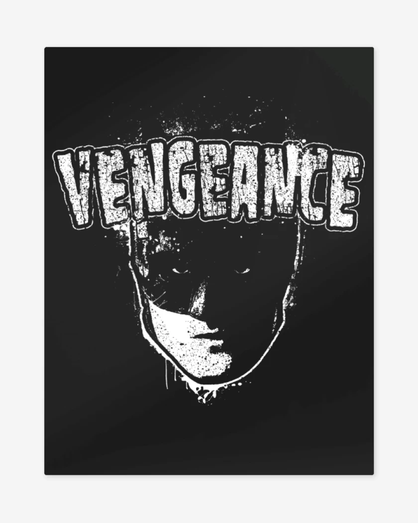 Print metalico Negro de Venganza