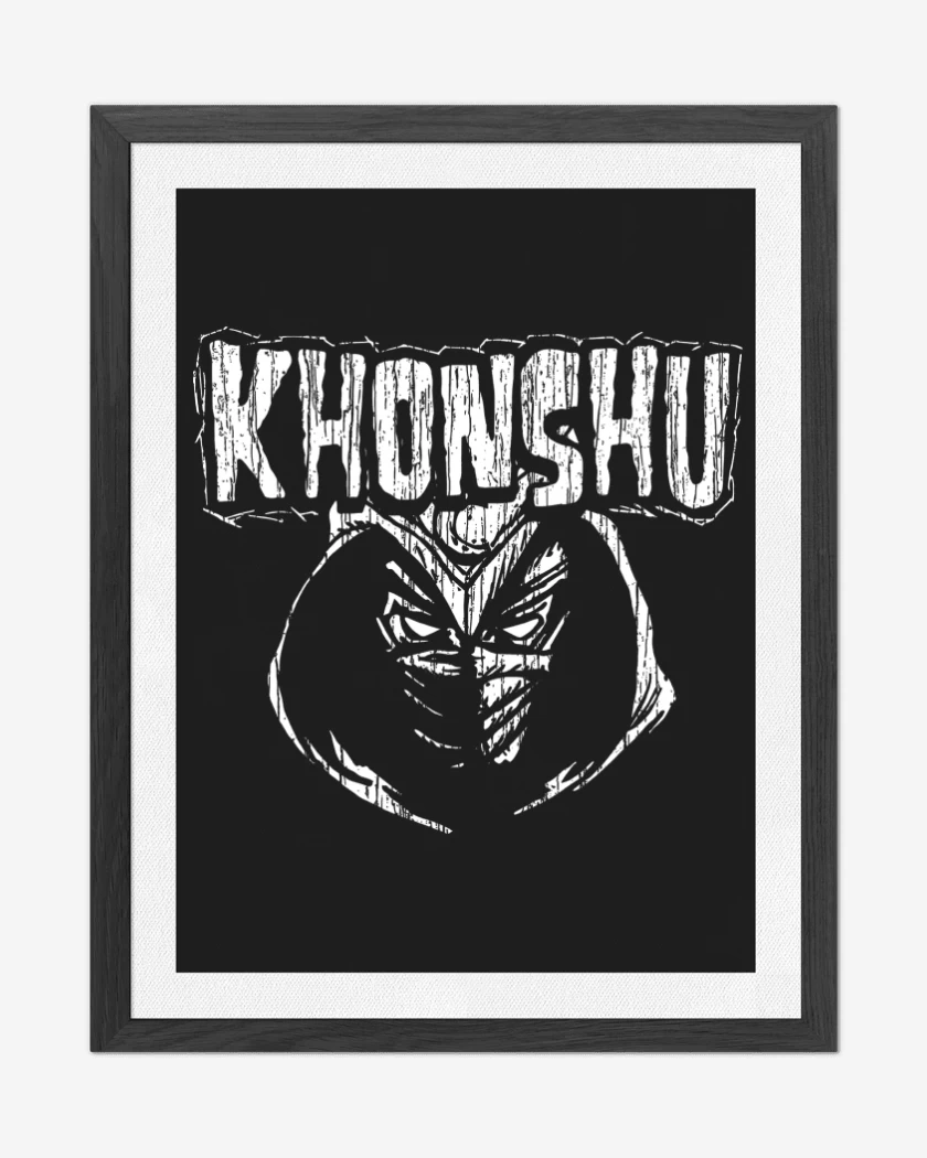 Cuadro decorativo Negro de Khonshu 
