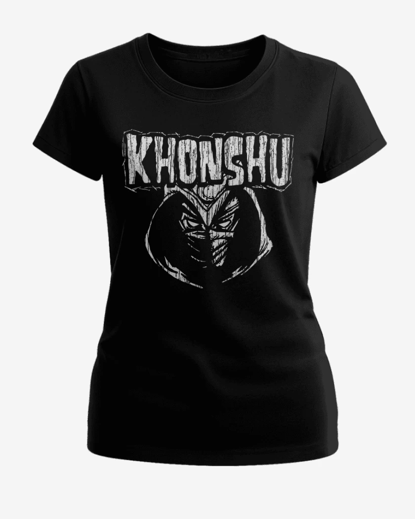 Polera de Mujer Negro de Khonshu 