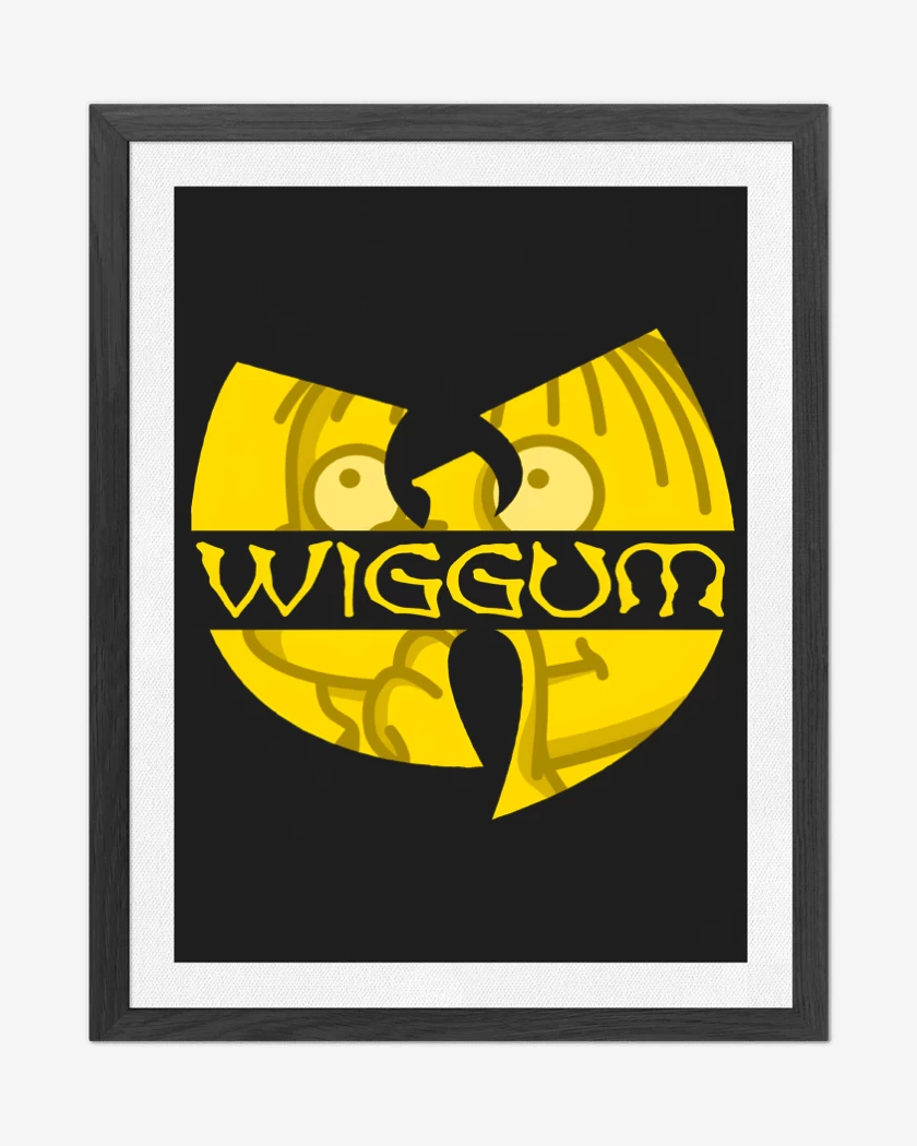 Cuadro decorativo Negro de Wiggum