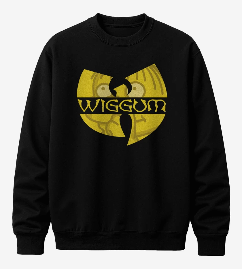 Poleron polo Negro de Wiggum