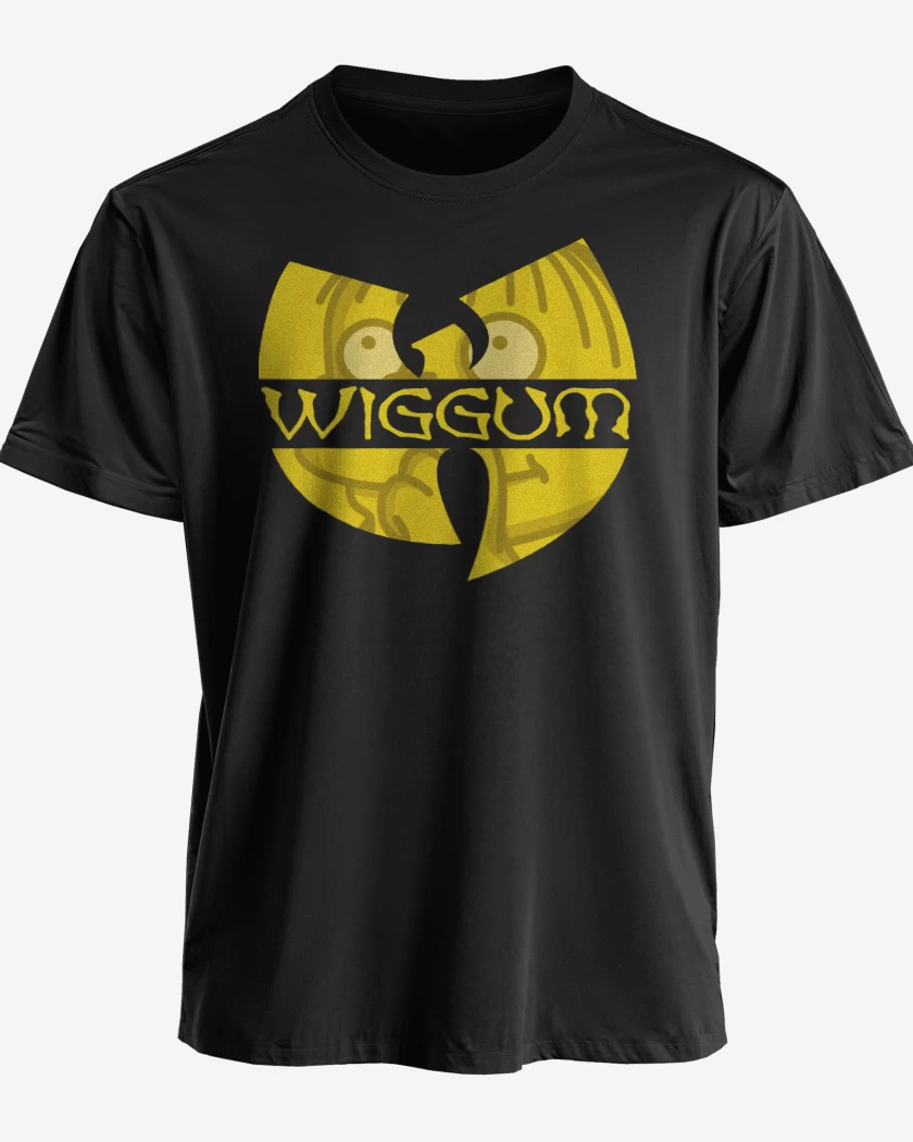 Polera premium Negro de Wiggum