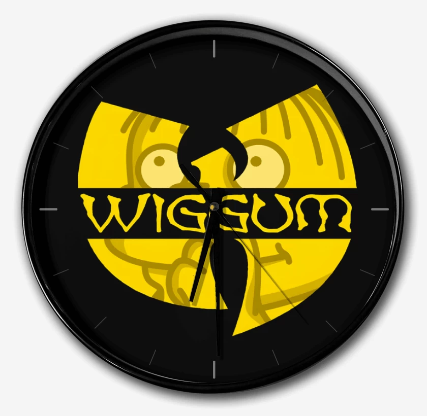 Reloj Negro de Wiggum