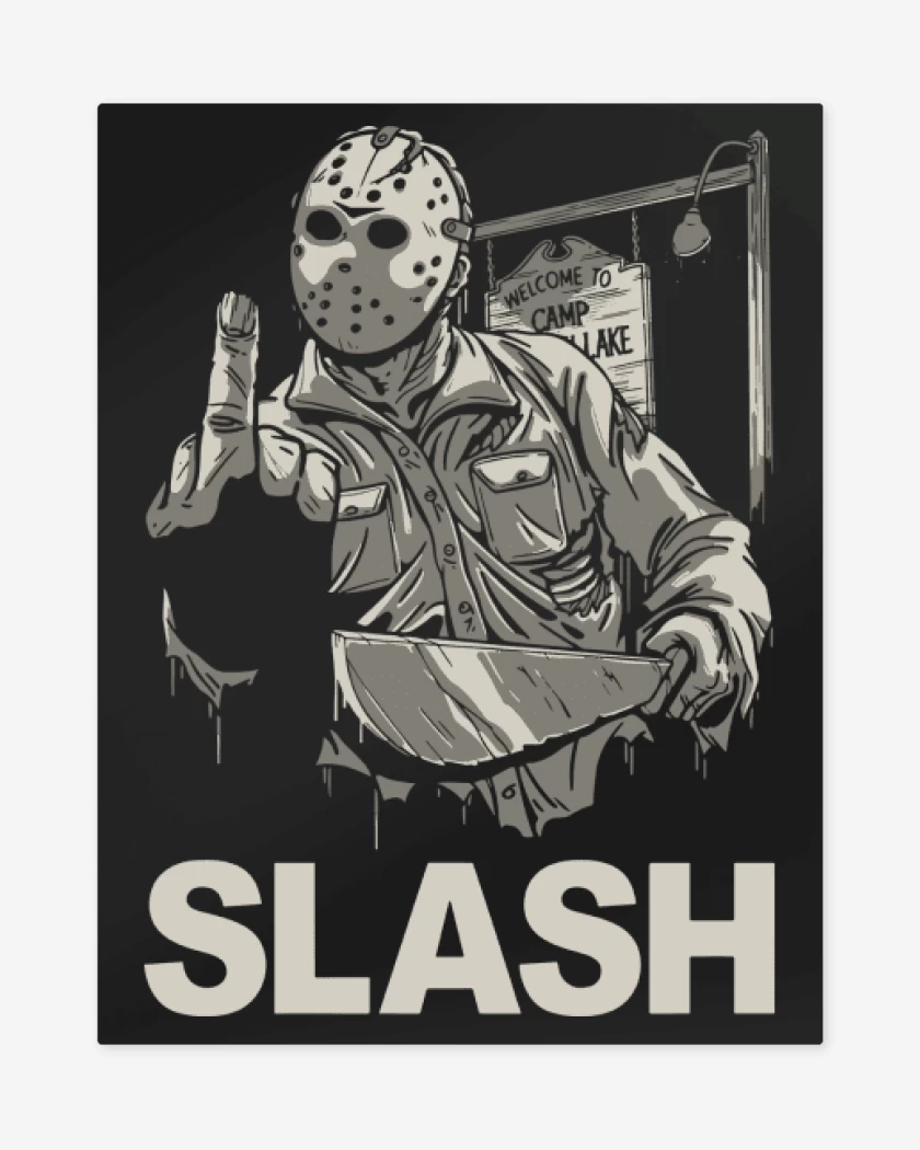 Print metalico Negro de Johnny Slash(er)