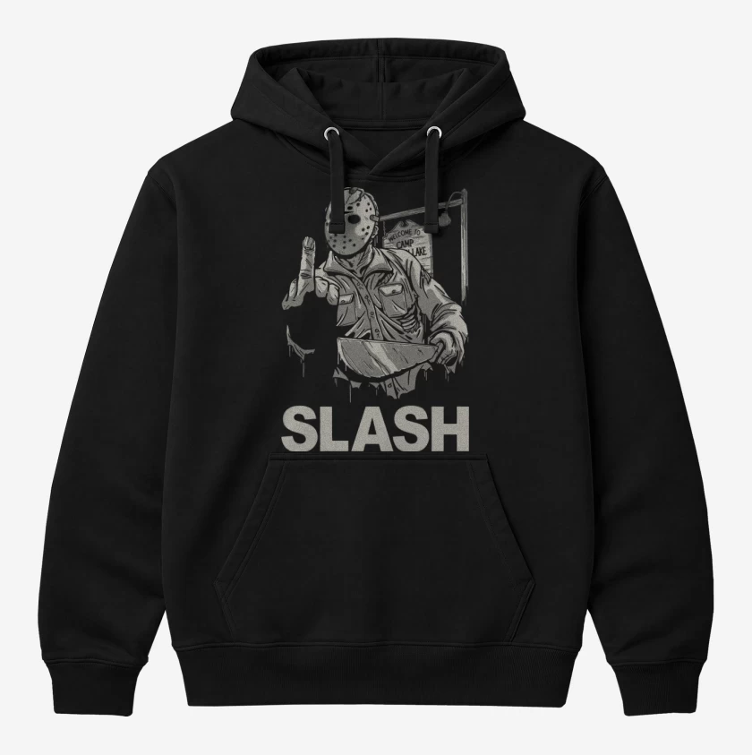 Polerón Canguro Negro de Johnny Slash(er)
