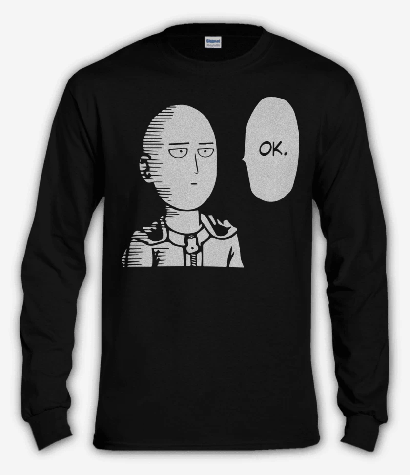 Polera manga larga Negro de Sait OK