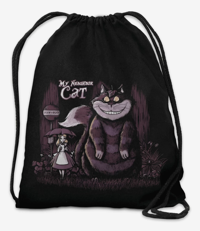 Mochila Negro de Mi Vecino EL GATO