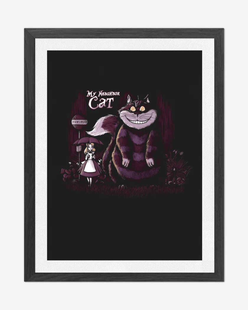 Cuadro decorativo Negro de Mi Vecino EL GATO