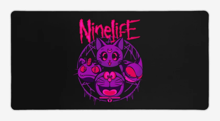 Mouse pad Gamer Nueve Vidas