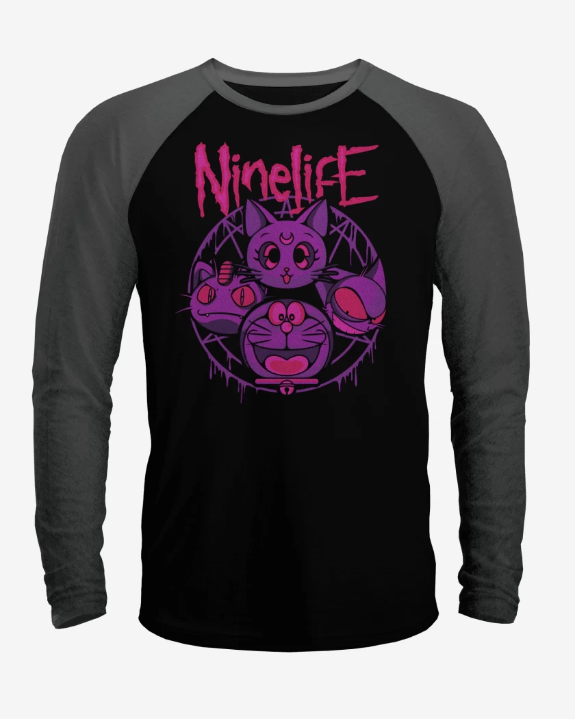 Polera Raglan Nueve Vidas