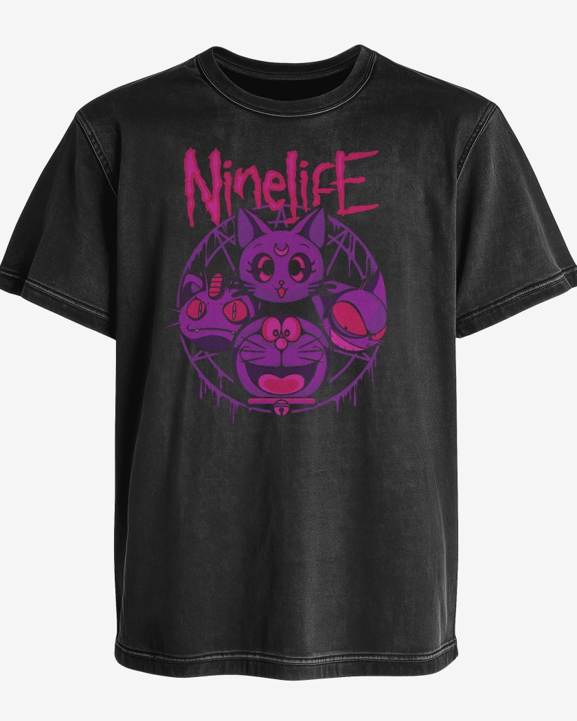 Polera desgastada Nueve Vidas