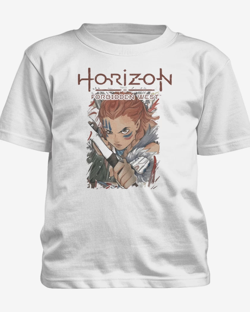 Polera de niño Blanco de Horizon Forbidden West