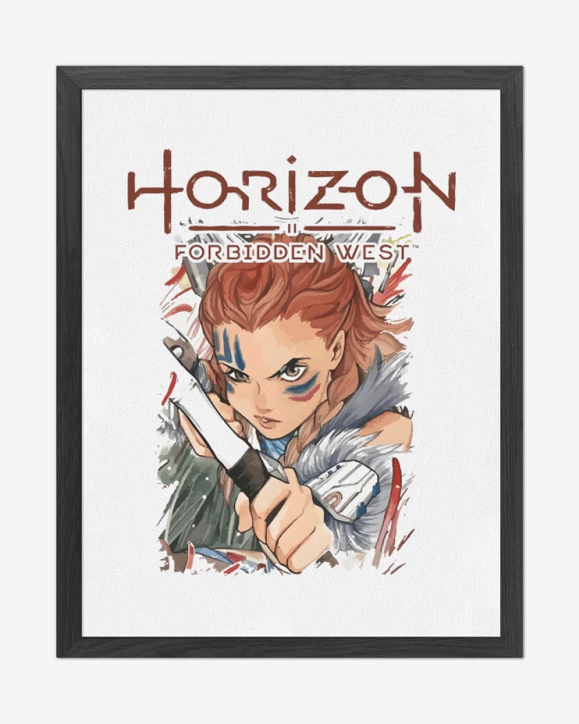 Cuadro decorativo Blanco de Horizon Forbidden West