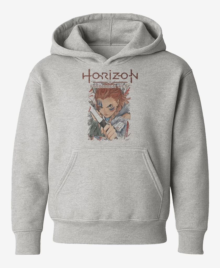 Poleron de niño Gris Melange de Horizon Forbidden West