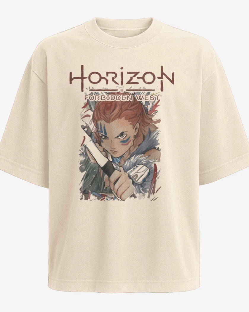 Polera Oversize Beige de Horizon Forbidden West