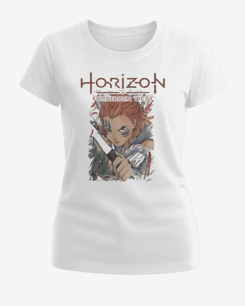 Polera de Mujer Blanco de Horizon Forbidden West