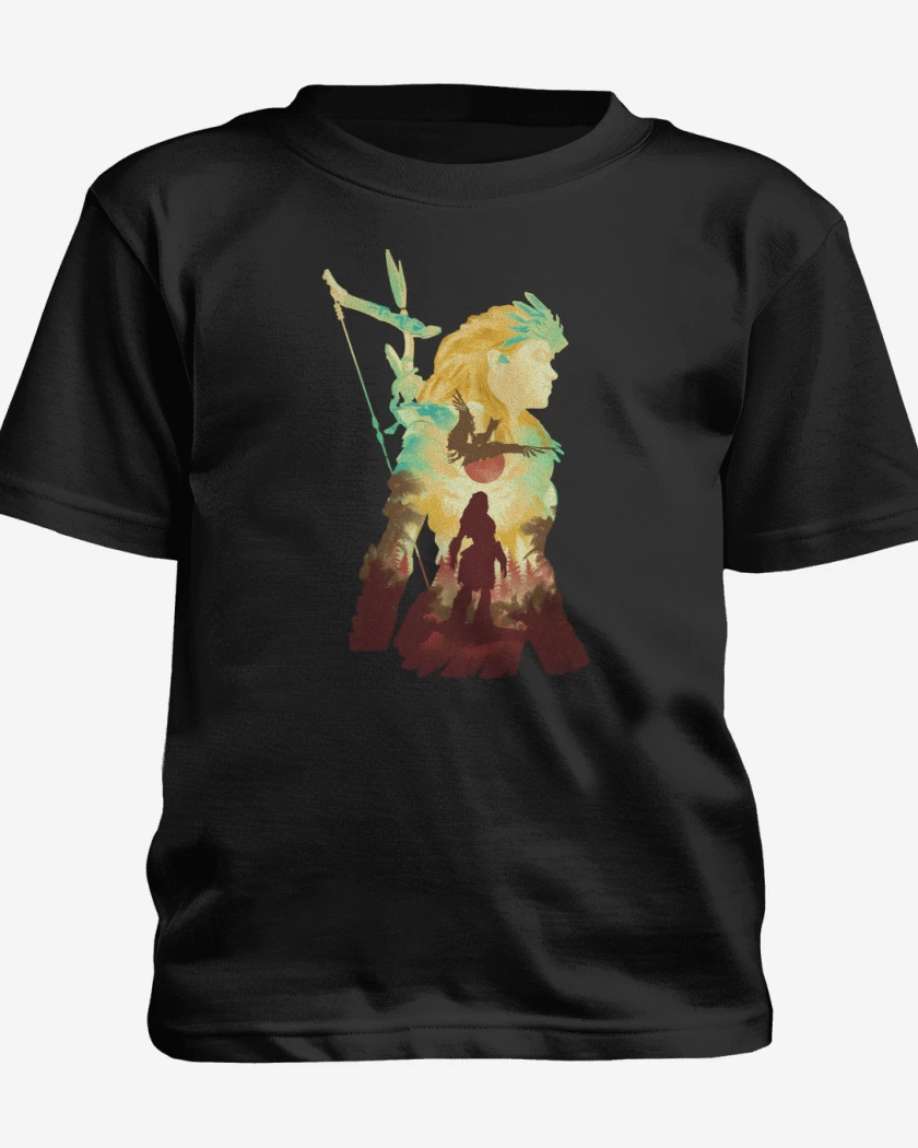 Polera de niño Negro de Nuevas Aventuras Nuevos Horizontes