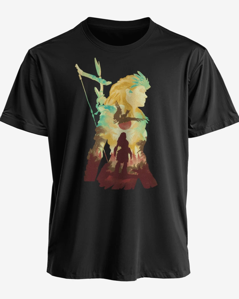 Polera premium Negro de Nuevas Aventuras Nuevos Horizontes