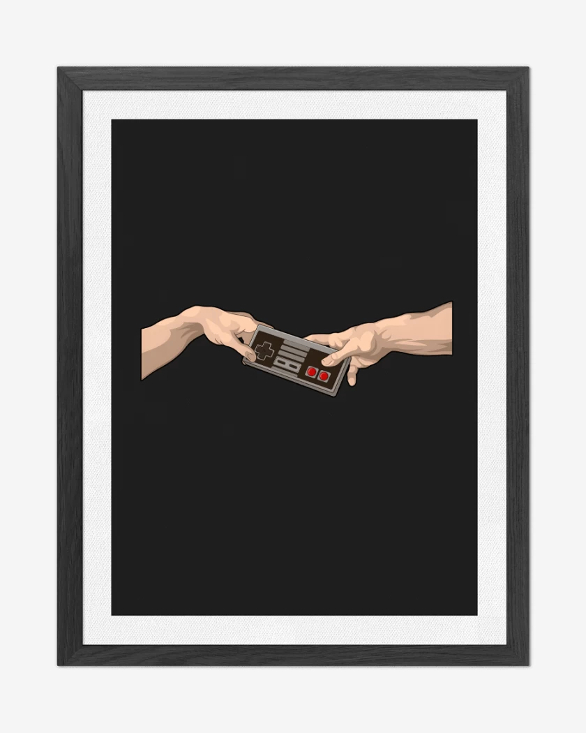 Cuadro decorativo Negro de Modo Dios