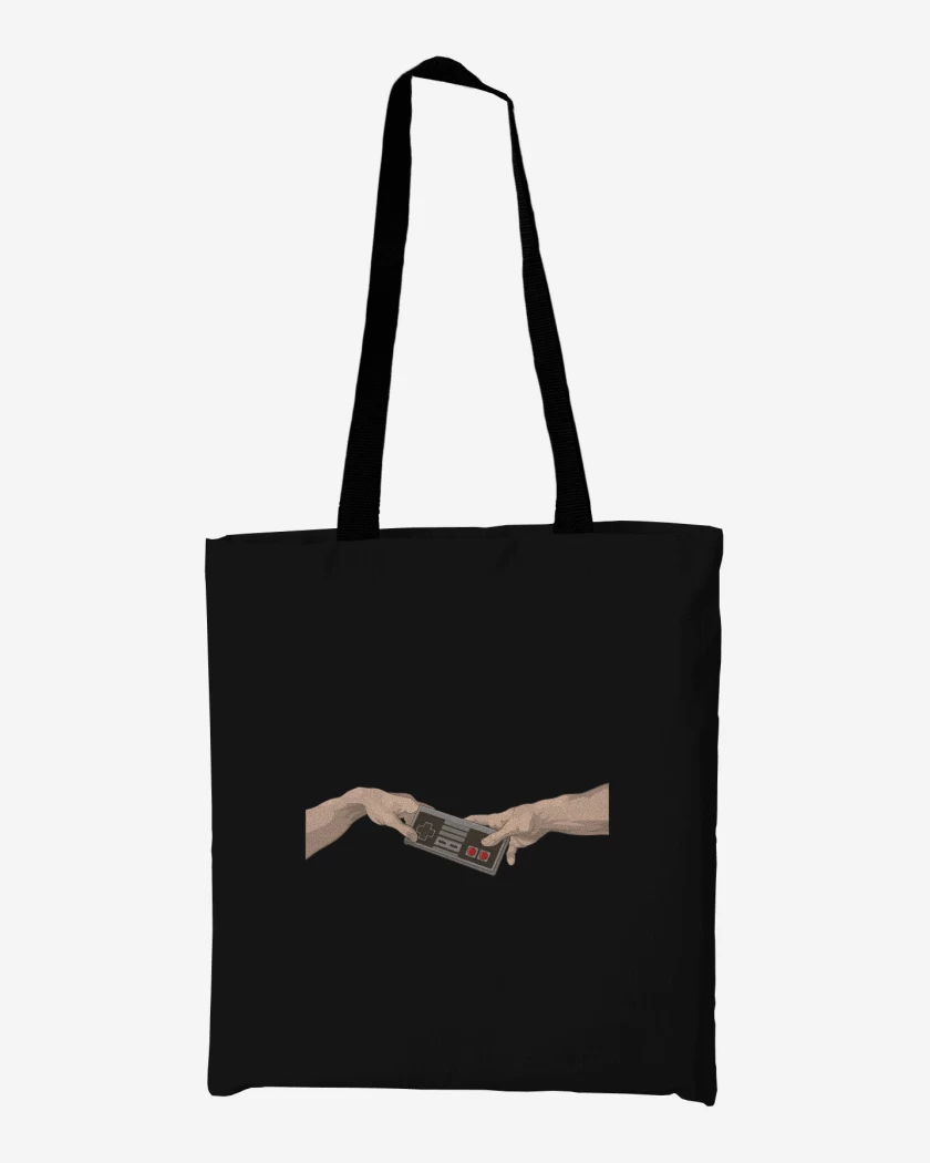 Totebag Negro de Modo Dios