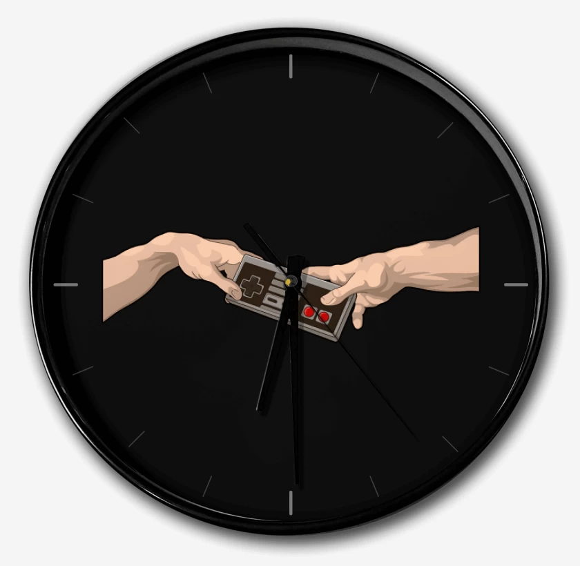 Reloj Negro de Modo Dios