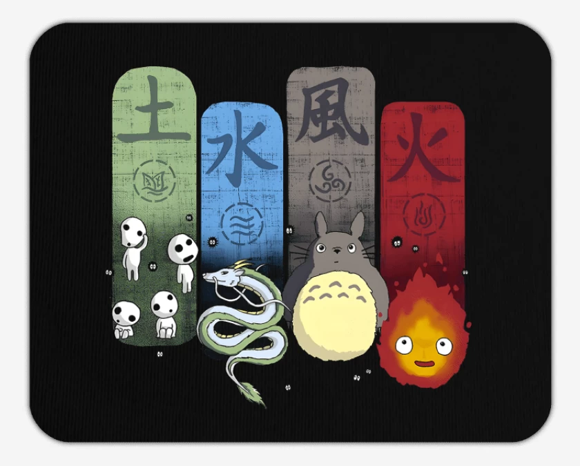 Mousepad Ghibli Elements