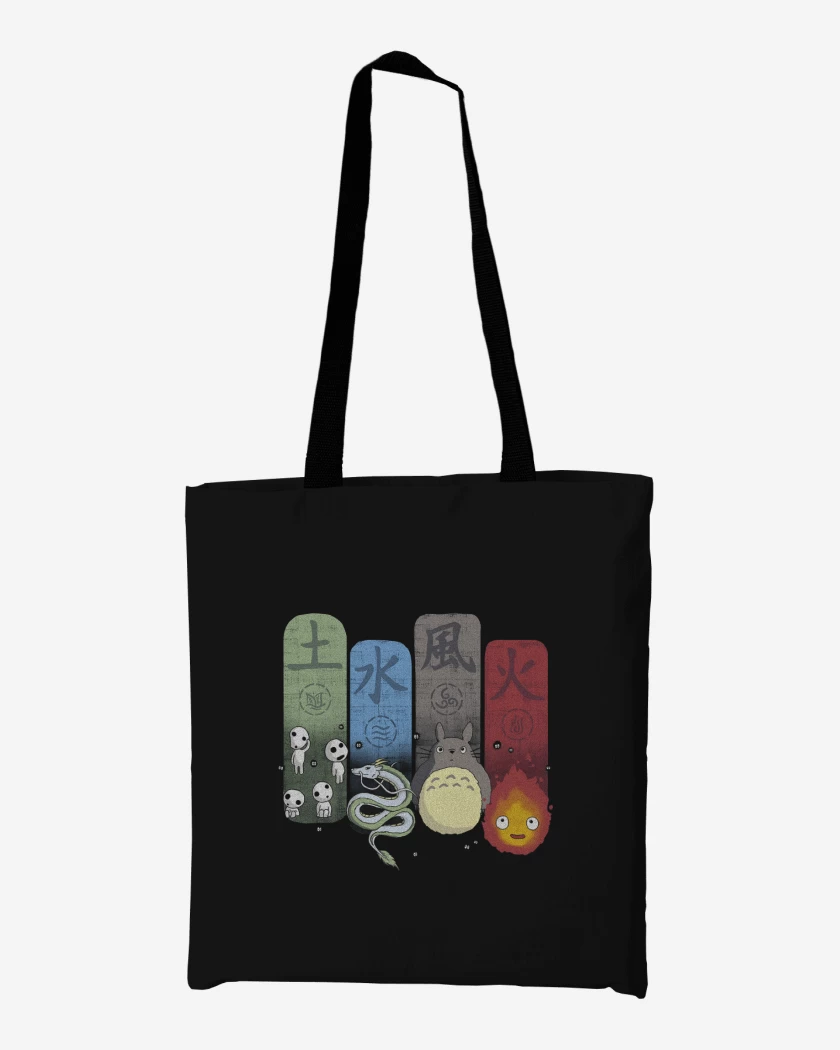 Totebag Ghibli Elements