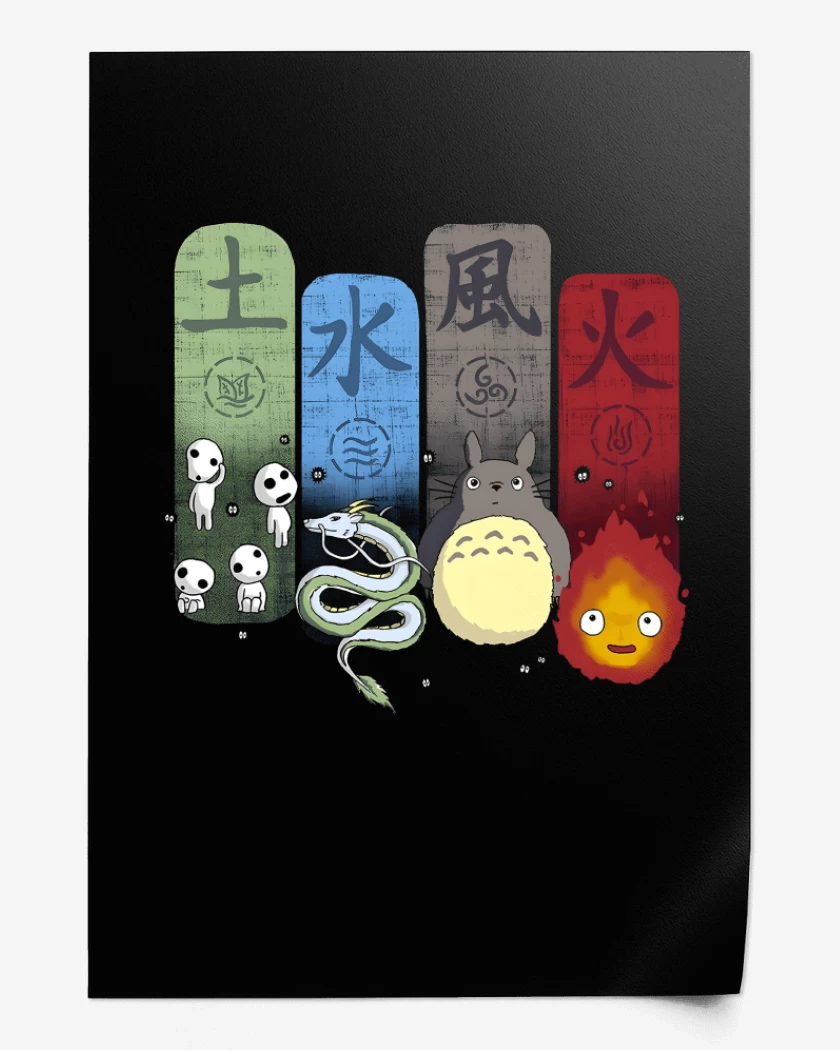 Print Ghibli Elements