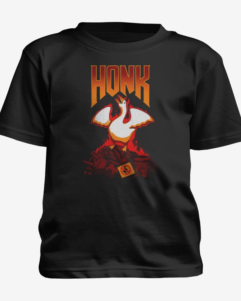 Polera de niño Negro de Honk