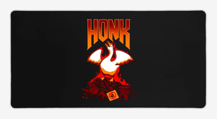 Mouse pad Gamer Negro de Honk