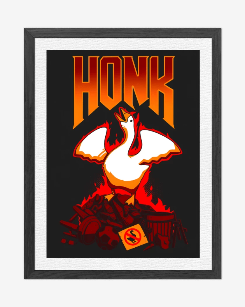 Cuadro decorativo Negro de Honk
