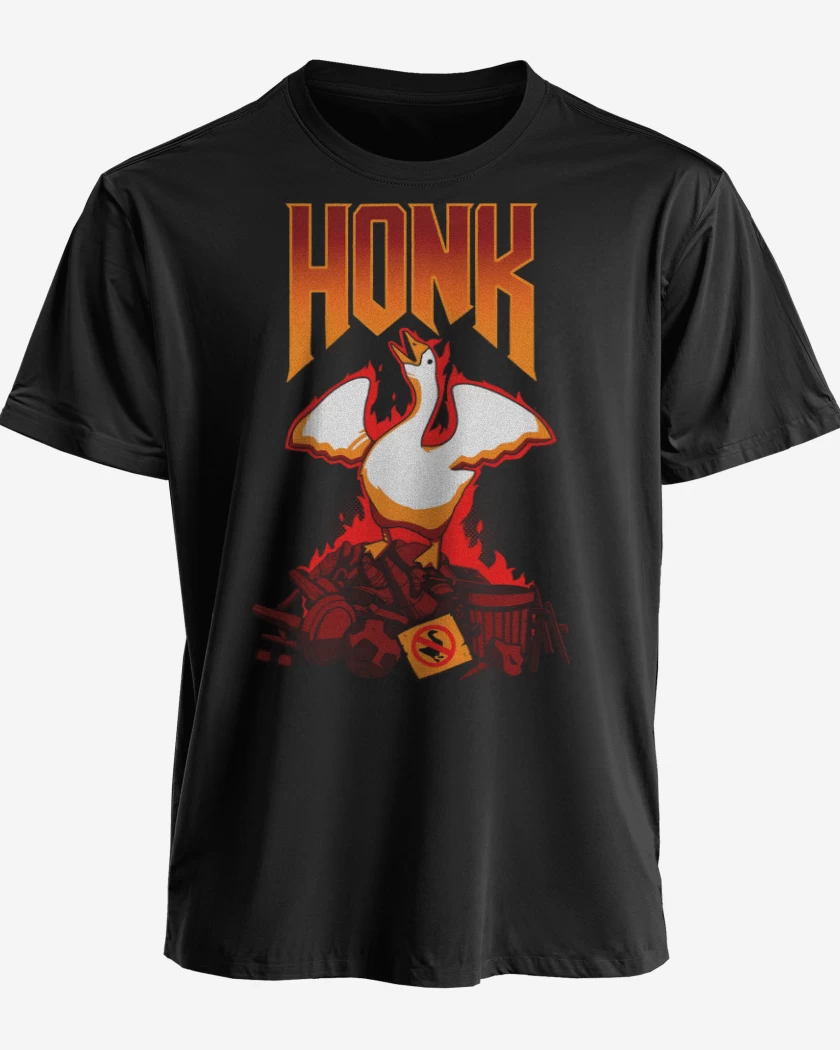 Polera premium Negro de Honk