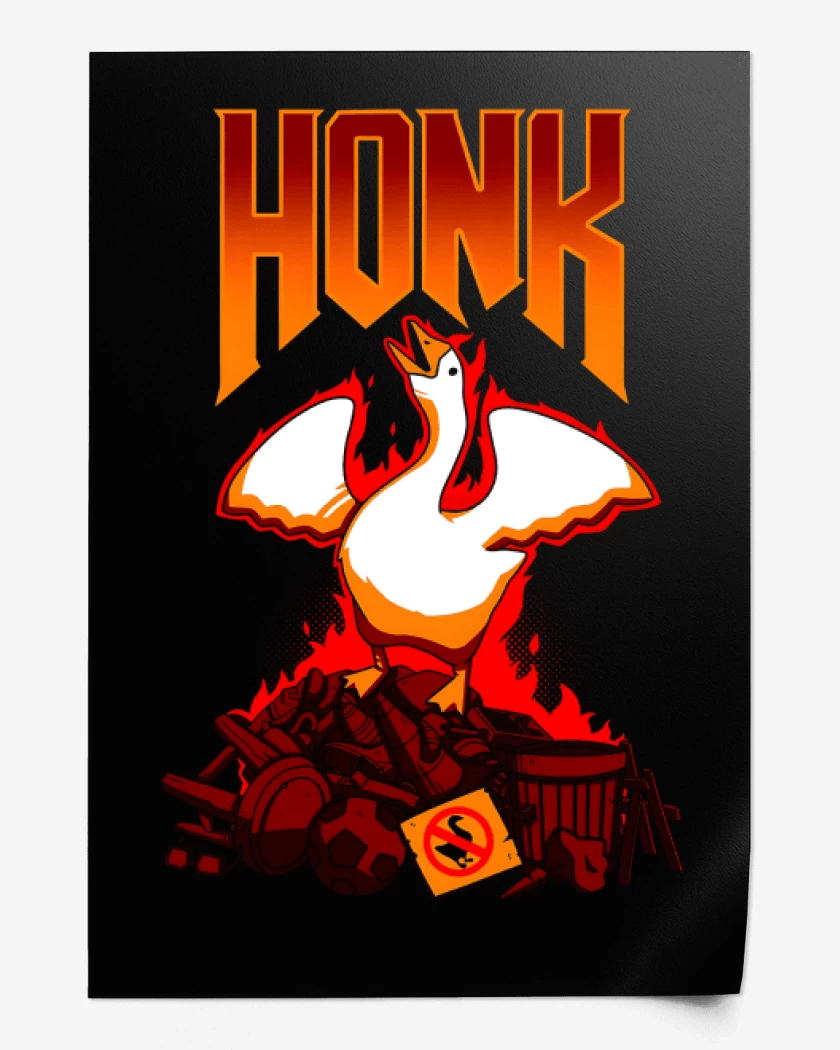 Print Negro de Honk