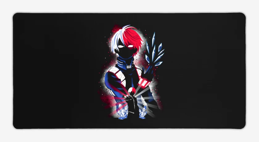 Mouse pad Gamer Negro de Ultra Todoroki