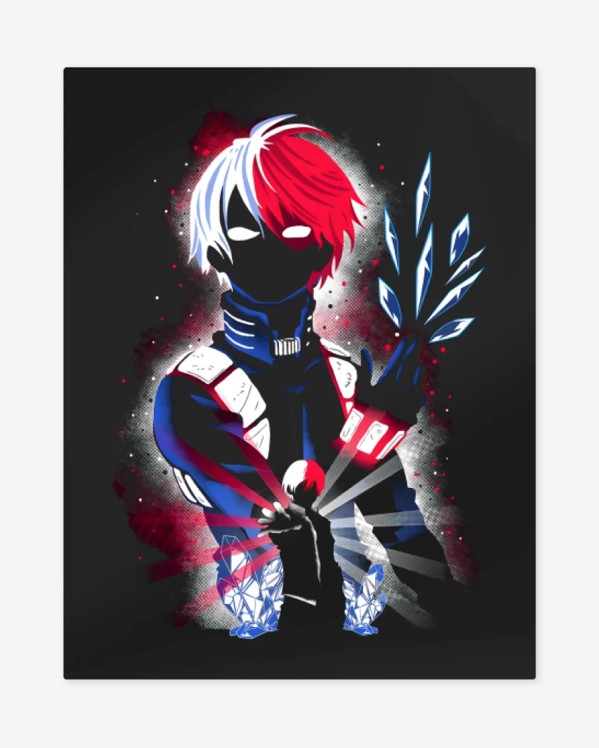 Print metalico Negro de Ultra Todoroki