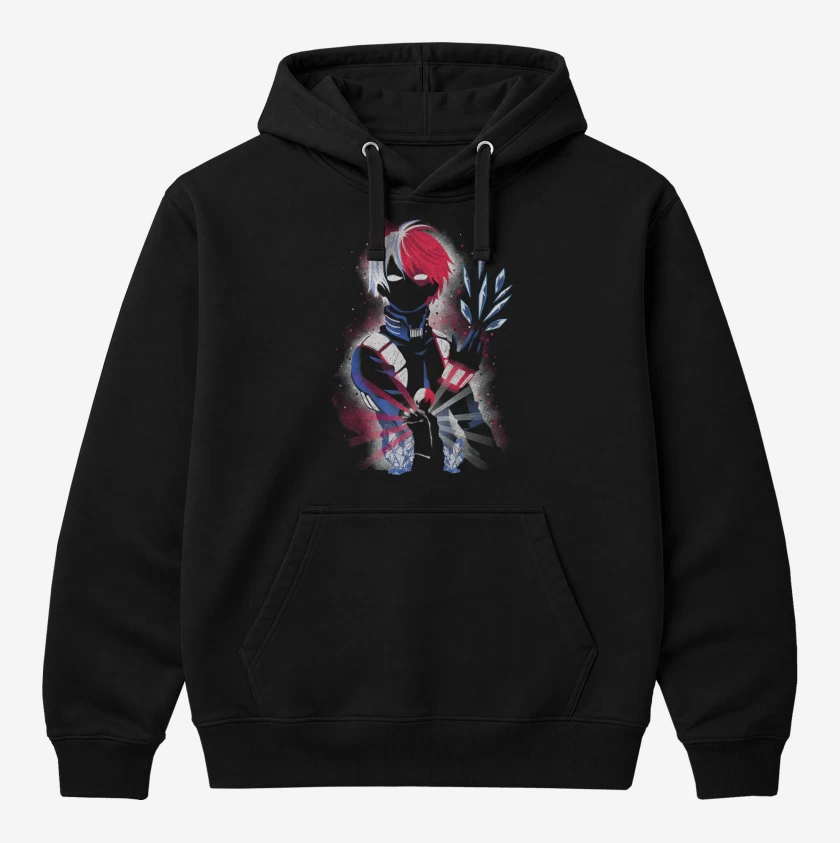 Polerón Canguro Negro de Ultra Todoroki