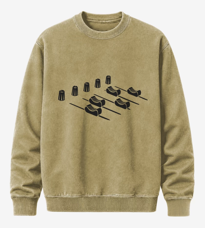 Poleron Polo Acid Wash Beige de M for Music