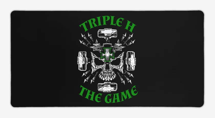 Mouse pad Gamer Negro de Triple H