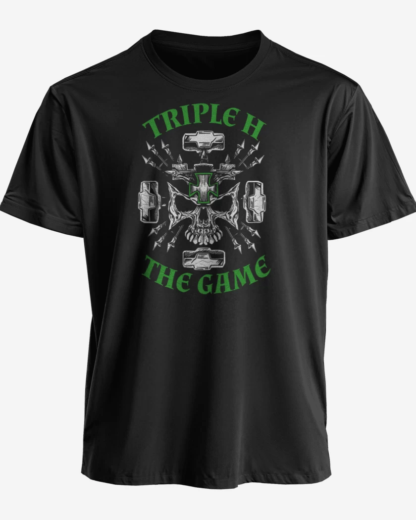 Polera premium Negro de Triple H