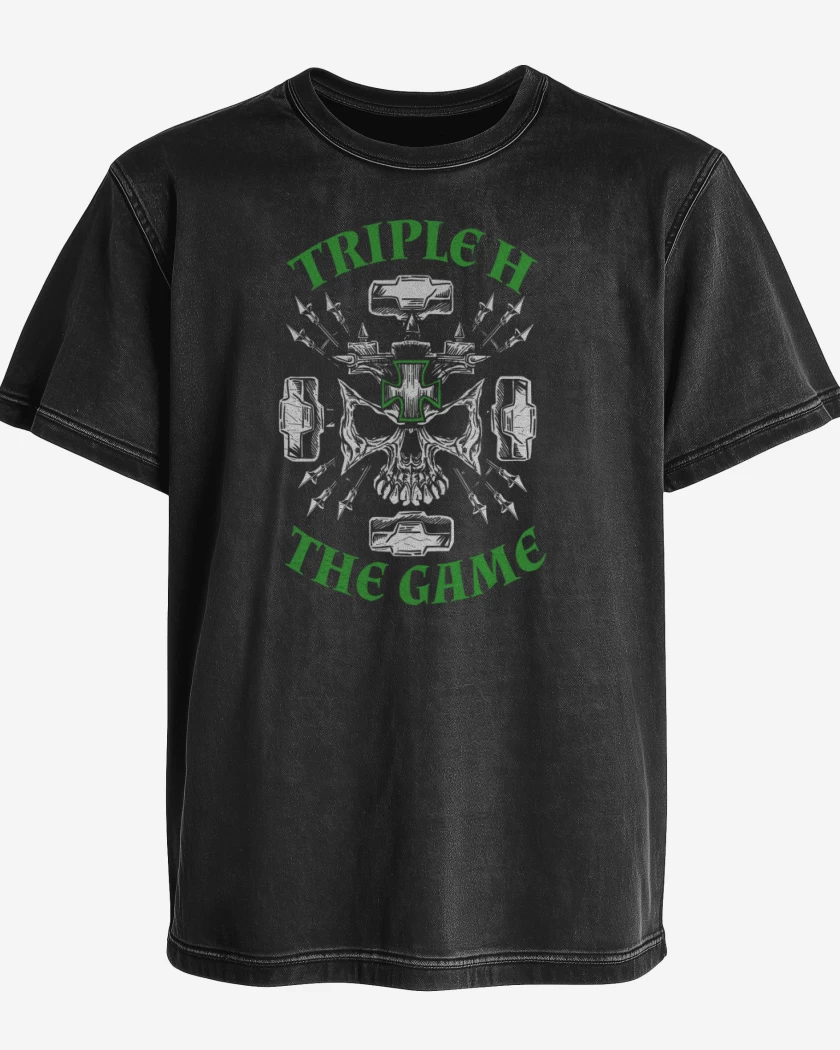 Polera desgastada Triple H