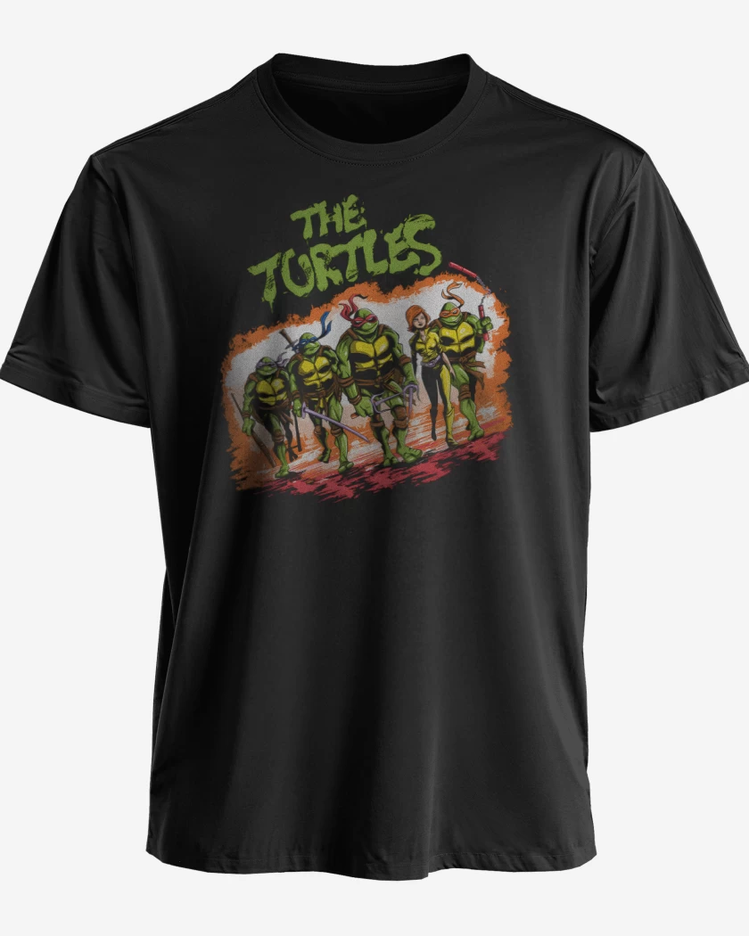Polera The Turtles Warriors