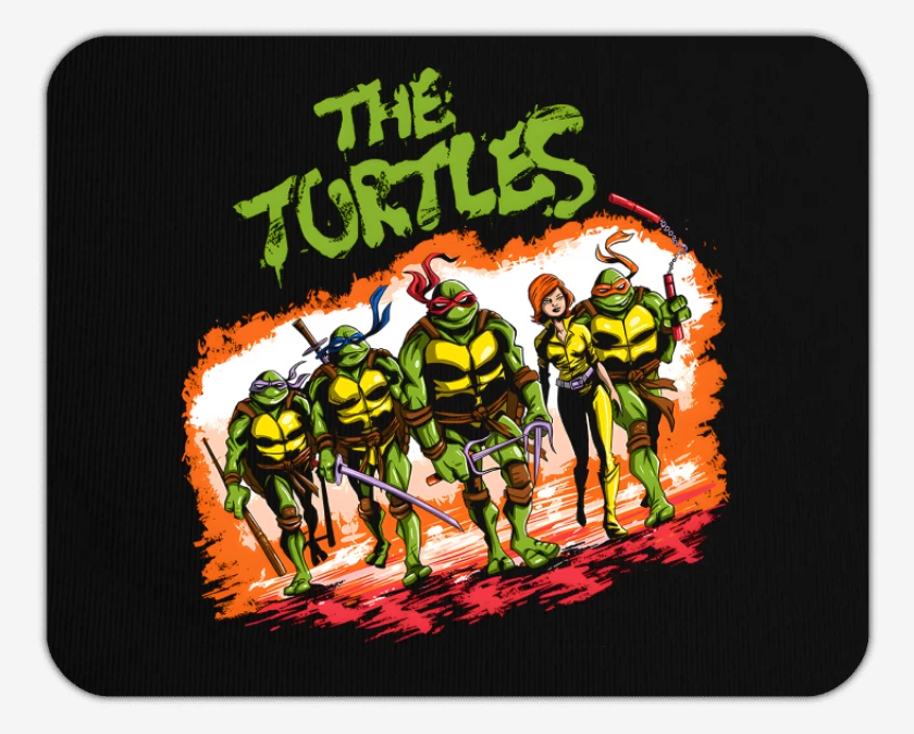 Mousepad The Turtles Warriors