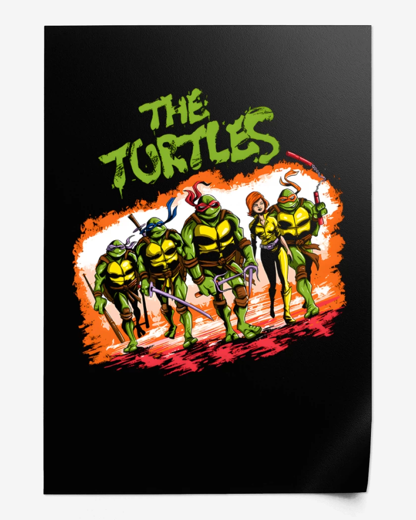 Print The Turtles Warriors