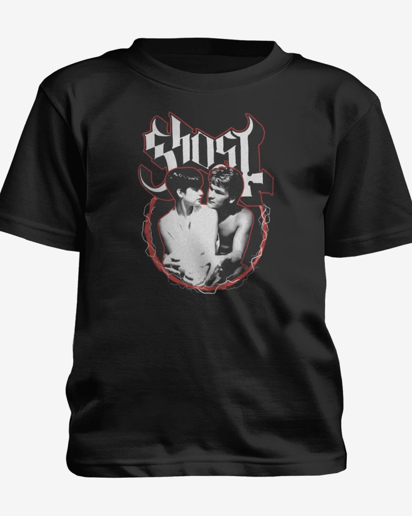 Polera de niño Negro de Ghost Clásico