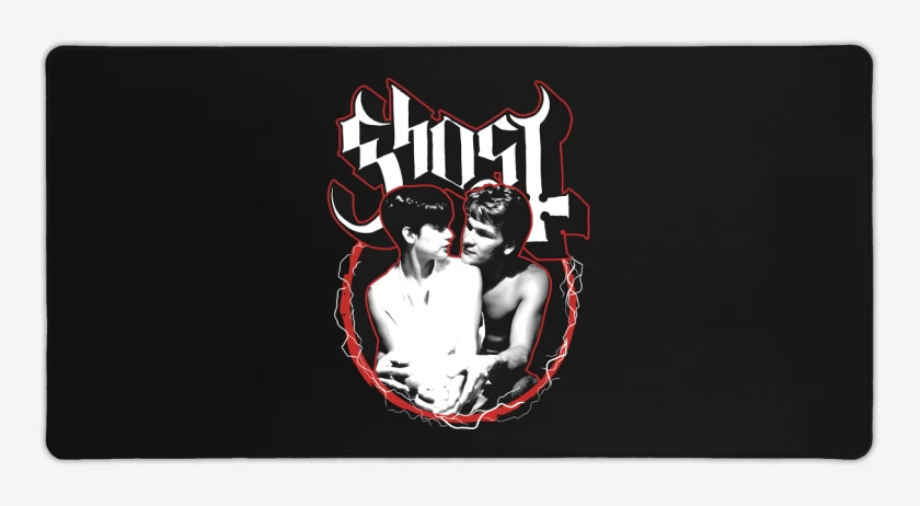 Mouse pad Gamer Negro de Ghost Clásico