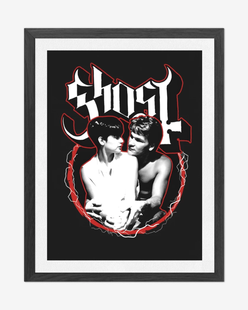 Cuadro decorativo Negro de Ghost Clásico