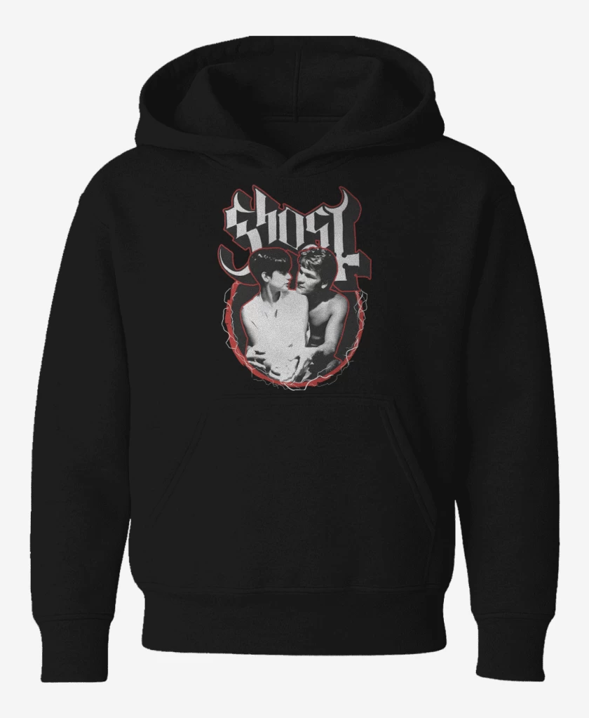 Poleron de niño Negro de Ghost Clásico