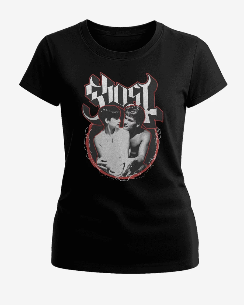 Polera de Mujer Negro de Ghost Clásico