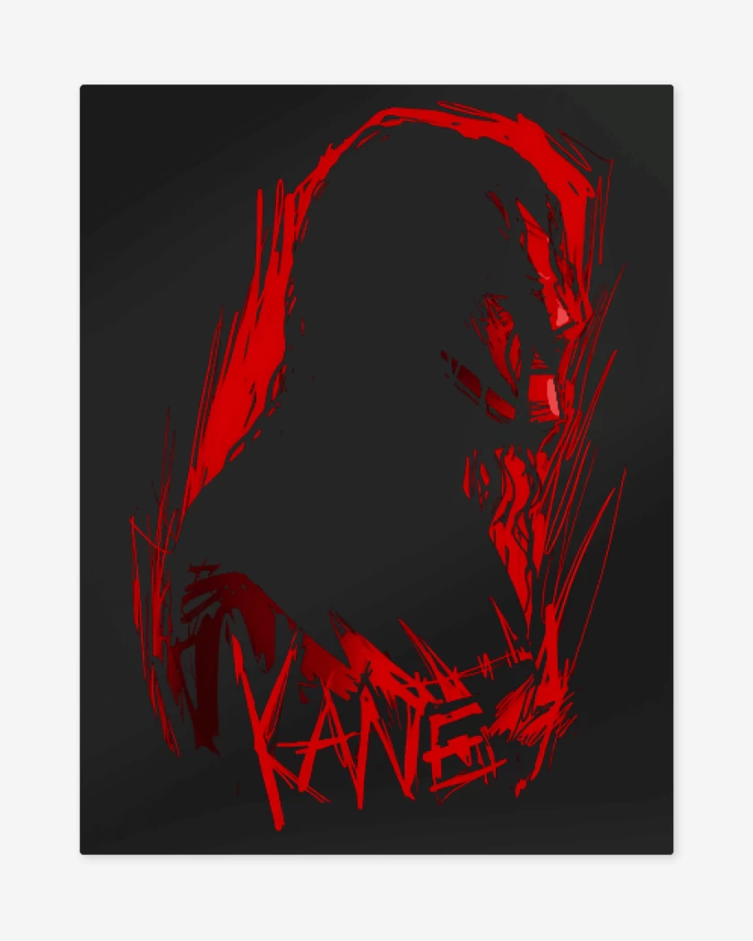 Print metalico Negro de Kane